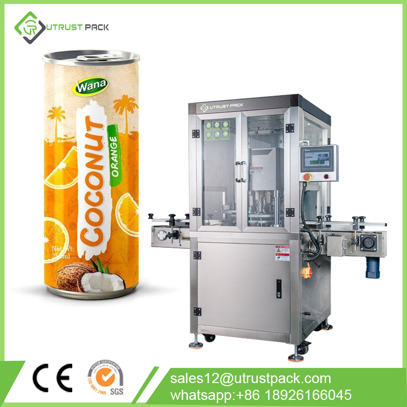 coconut orange juice drink can sealer